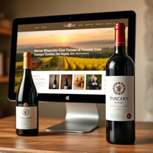 A user-friendly and intuitive e-commerce website design for a local winery in Tuscany.
